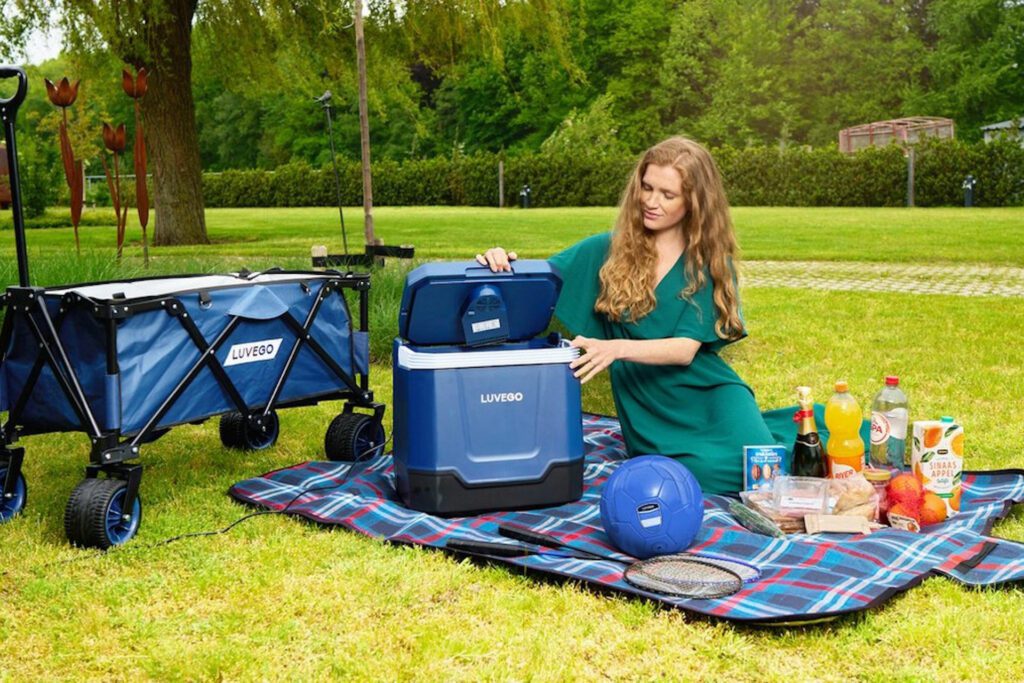 Lifestyle-Foto der Luvego-Kühlbox