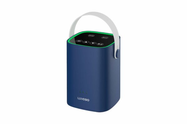 Draagbare lucht compressor van Luvego in het blauw