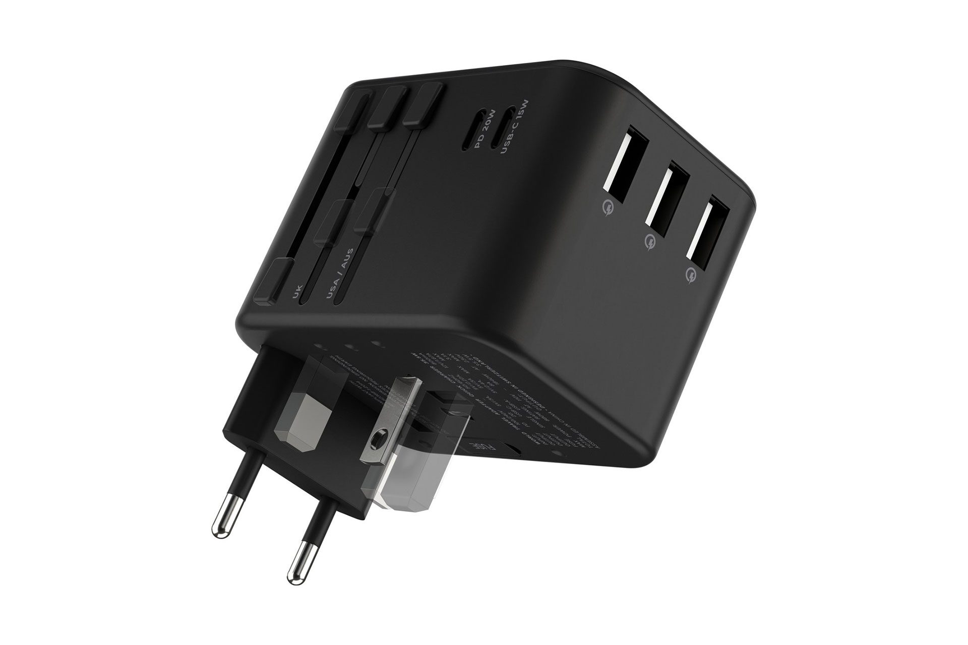 Traveladapter wereldstekker voor op reis