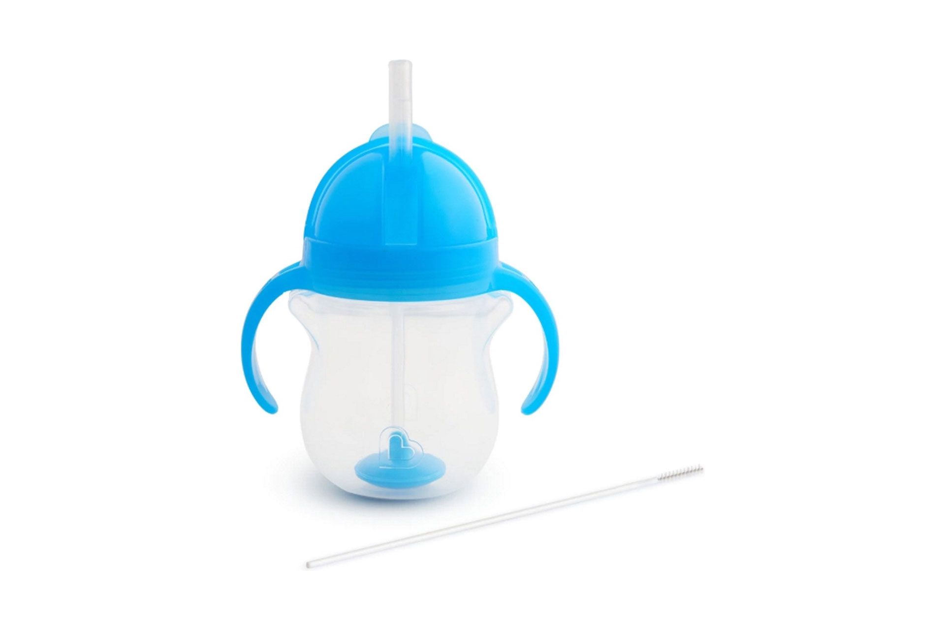 Tip en Sip Anti-Lek Rietjesbeker in het blauw van Munchkin