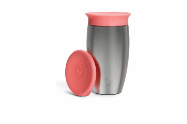 Munchkin stalen Anti-Lek Bekers in het roze