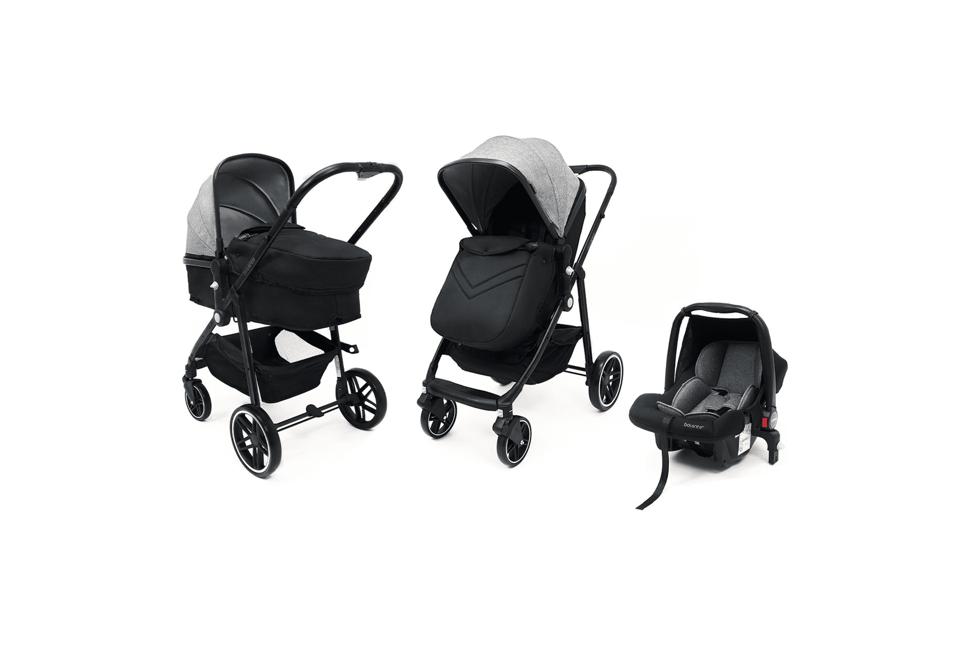 Bolente - Gaya - Kinderwagen - Grijs