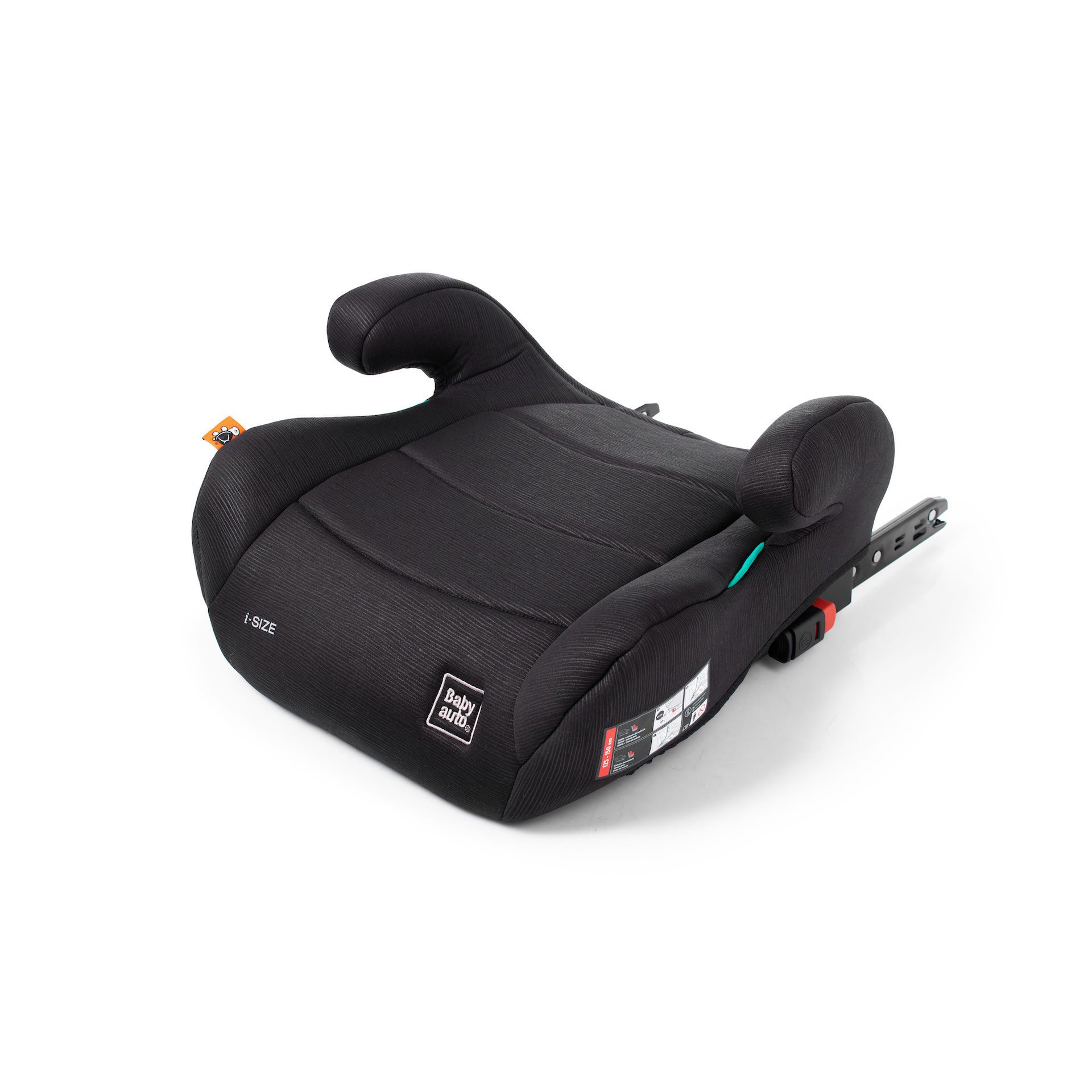 Nauna zitverhoger in het zwart van babyauto