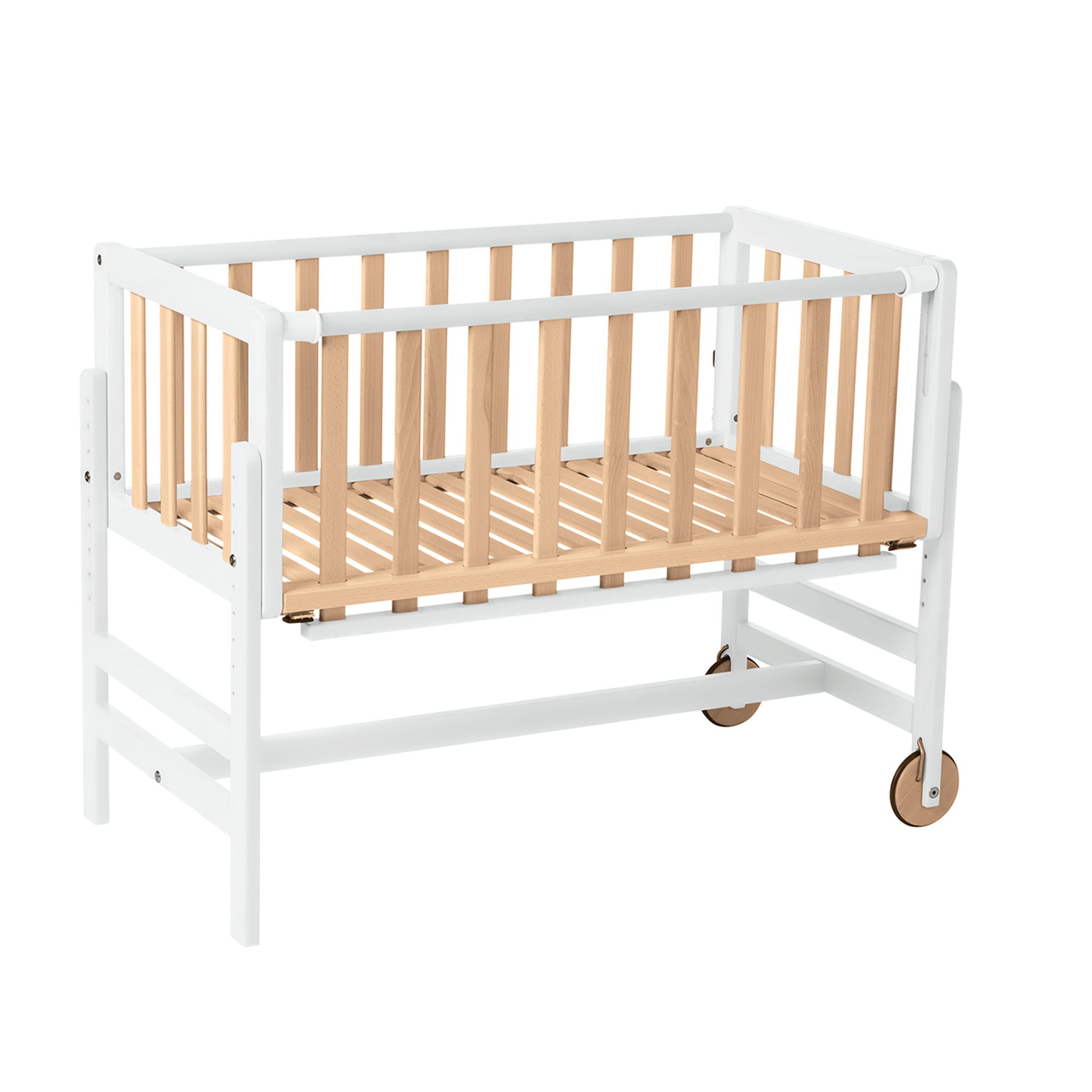 Co-Sleeper in einer natürlichen Farbe