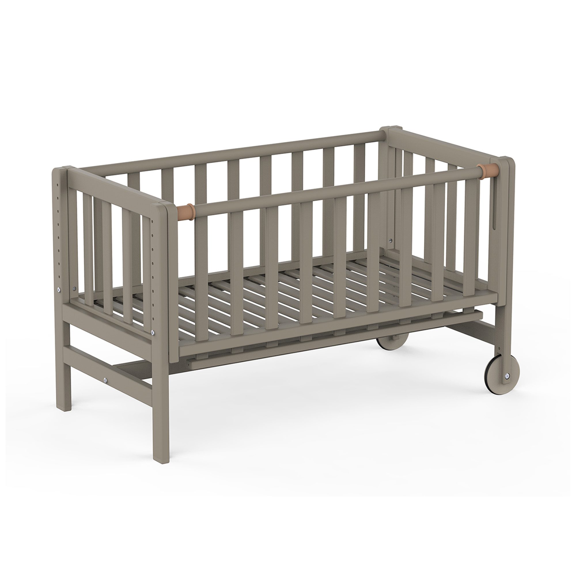Beistellbett in Taupe von der Marke Geuther.