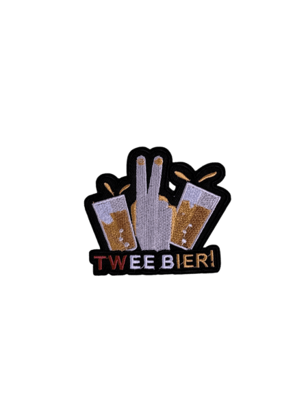 Zwei-Bier-Karneval-Emblem